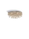 Crystal Rain Ceiling Lamp round