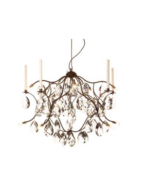 Anthologie Quartett Jahreszeiten Eiszeit Pendant Lamp 90 cm, bronze brown