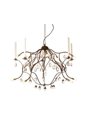 Anthologie Quartett Jahreszeiten Winter Pendant Lamp 90 cm, bronze brown