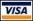 Payment by Visa card Visa